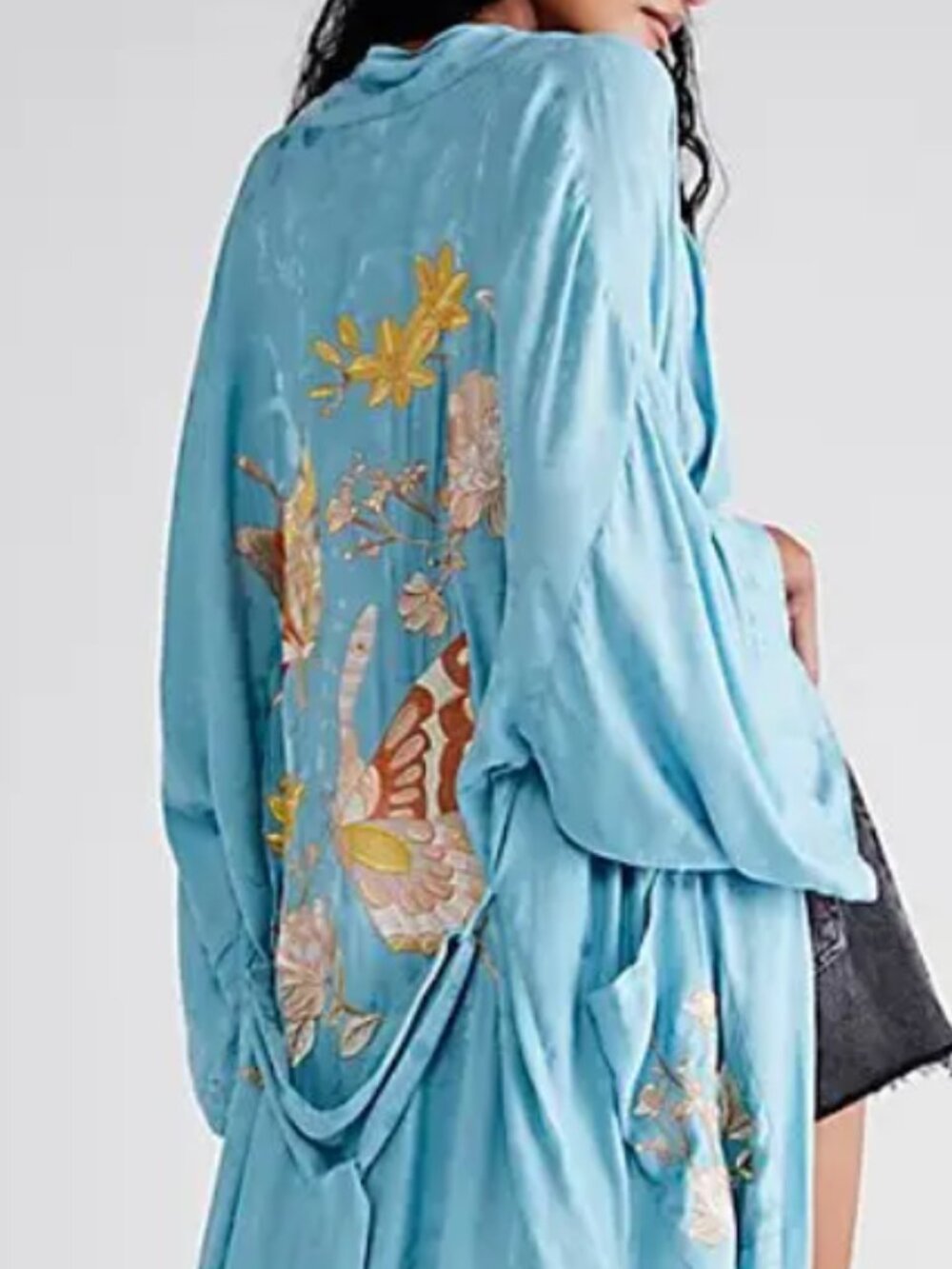 Spell & The Gypsy Atrium Embroidered Maxi Robe S/M - Picture 3 of 6
